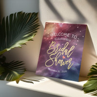 Bridal Shower Welcome Galaxy Nebula Constellations