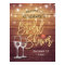 Bridal Shower Welcome Rustic Wood Champagne Glass