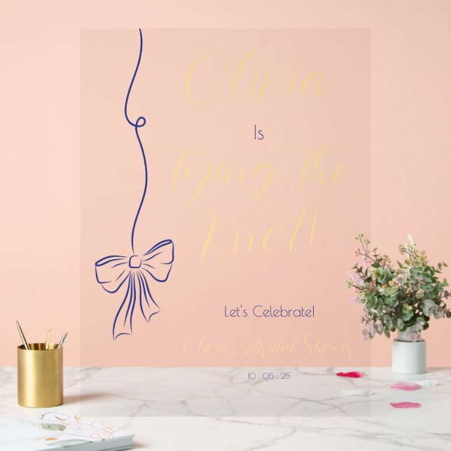 BRIDAL SHOWER WELCOME SIGN  (Wedding)