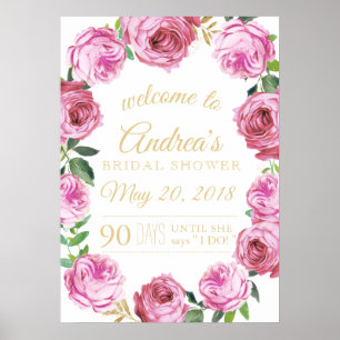 Bridal Shower Welcome Sign (20x28)