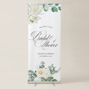 bridal shower welcome sign, eucalyptus bridal sign