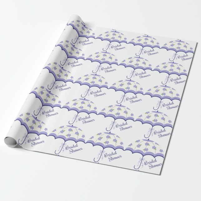 Bridal Shower Wrapping Paper (Unrolled)