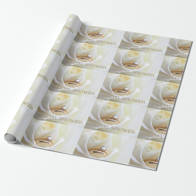 Bridal Shower Wrapping Paper (Unrolled)