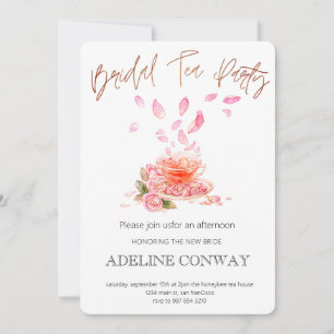 Bridal Tea Celebration Invitation