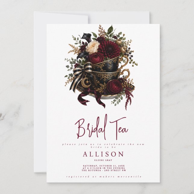 Bridal Tea Invitation (Front)