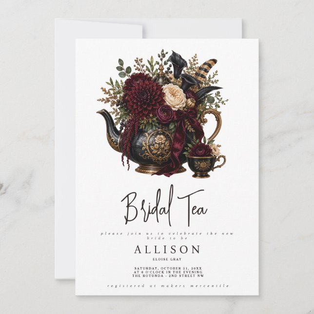 Bridal Tea Invitation (Front)