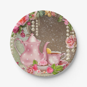 Bridal Tea Party Bridal Shower Paper Plate