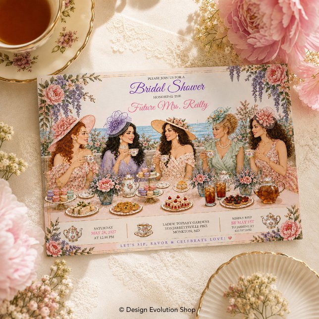 Bridal Tea Party Invitation (Creator Uploaded)