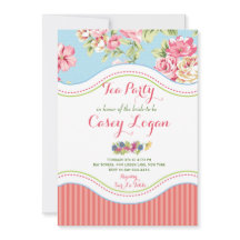 Bridal Tea Party Invitation