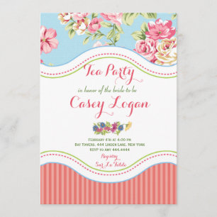 Bridal Tea Party Invitation