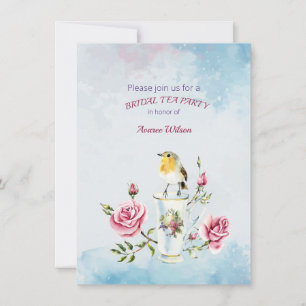 Bridal Tea Party Shower Invitation