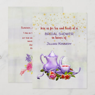 Bridal Tea Party Shower Invitation
