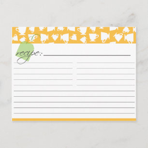 Bridal Tea Recipe Card