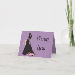 Bridal Thank You Silhouette Gown
