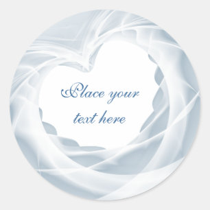 Bridal Veil Classic Round Sticker