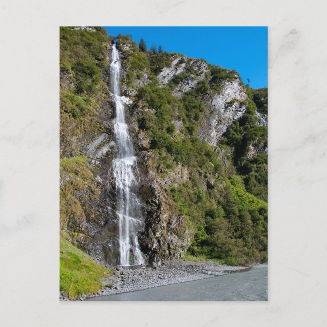 Bridal Veil Falls, Alaska Postcard (Front)