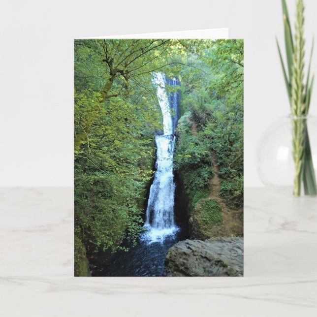 Bridal Veil Falls, Oregon Card (Front)