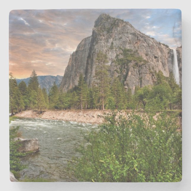 Bridal Veil Falls Stone Coaster (Front)