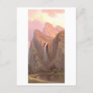 Bridal Veil Falls Vintage Prang Lithograph Postcard