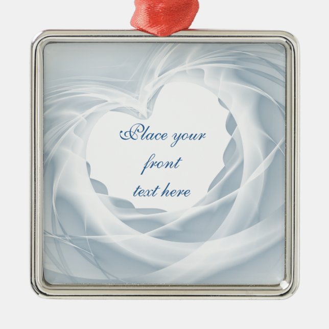 Bridal Veil Metal Tree Decoration (Front)