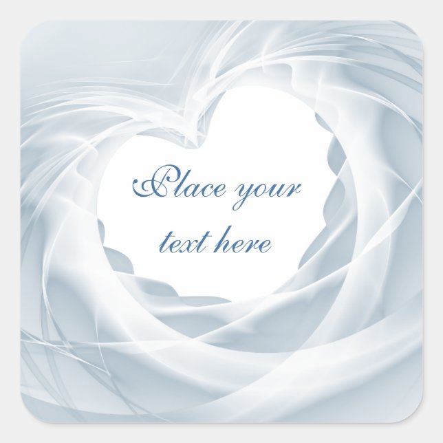 Bridal Veil Square Sticker (Front)