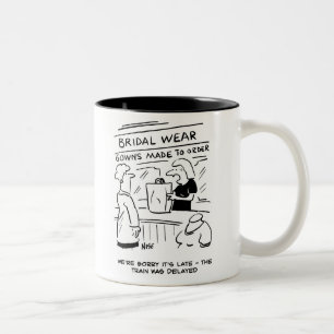 Bridal Wear Shop Assistant's Excuse Two-Tone Coffee Mug