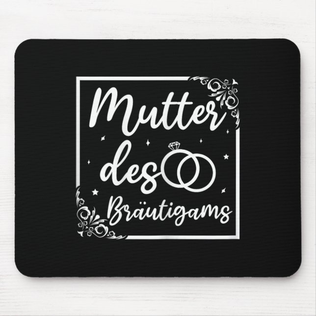 Bridal Wedding Mum Mother Of The Groom  Mouse Mat (Front)
