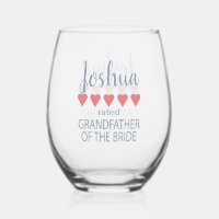 Bridal & Wedding Party 5 Heart Grandfather o Bride
