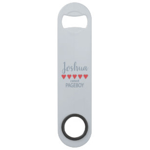 Bridal & Wedding Party 5 Heart Pageboy