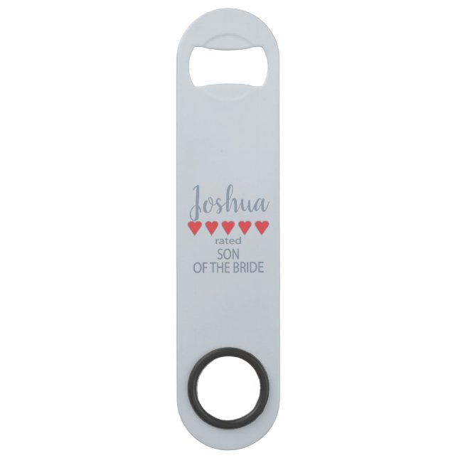 Bridal & Wedding Party 5 Heart Son of Bride (Front)