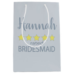 Bridal & Wedding Party 5 Star Bridesmaid Medium Gift Bag