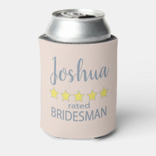 Bridal & Wedding Party 5 Star Bridesman Can Cooler