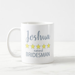 Bridal & Wedding Party 5 Star Bridesman Coffee Mug