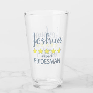 Bridal & Wedding Party 5 Star Bridesman Glass