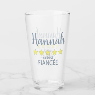 Bridal & Wedding Party 5 Star Fiancee Glass