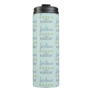 Bridal & Wedding Party 5 Star Flower Boy Thermal Tumbler