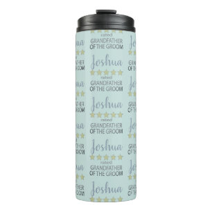 Bridal & Wedding Party 5 Star Grandfather of Groom Thermal Tumbler