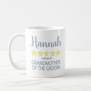Bridal & Wedding Party 5 Star Grandmother of Groom Coffee Mug