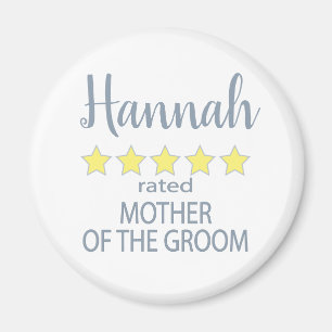 Bridal & Wedding Party 5 Star Mother of Groom Magnet