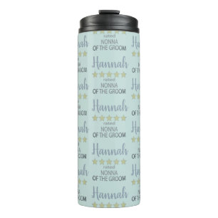 Bridal & Wedding Party 5 Star Nonna of Groom Thermal Tumbler