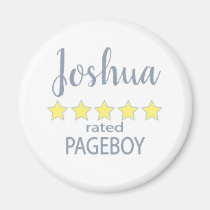 Bridal & Wedding Party 5 Star Pageboy Magnet