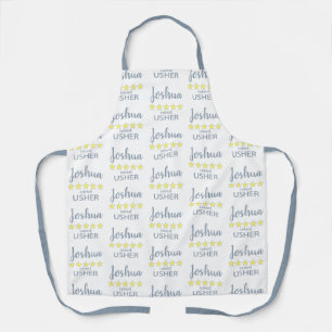 Bridal & Wedding Party 5 Star Usher Apron