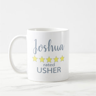 Bridal & Wedding Party 5 Star Usher Coffee Mug