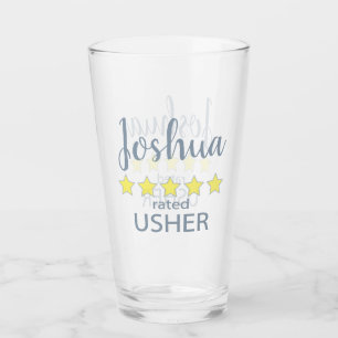 Bridal & Wedding Party 5 Star Usher Glass