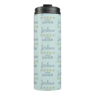 Bridal & Wedding Party 5 Star Usher Thermal Tumbler