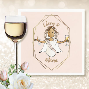 Bridal Wedding Shower Bachelorette Paper Napkins