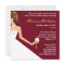 bridal wine invitation with pearls