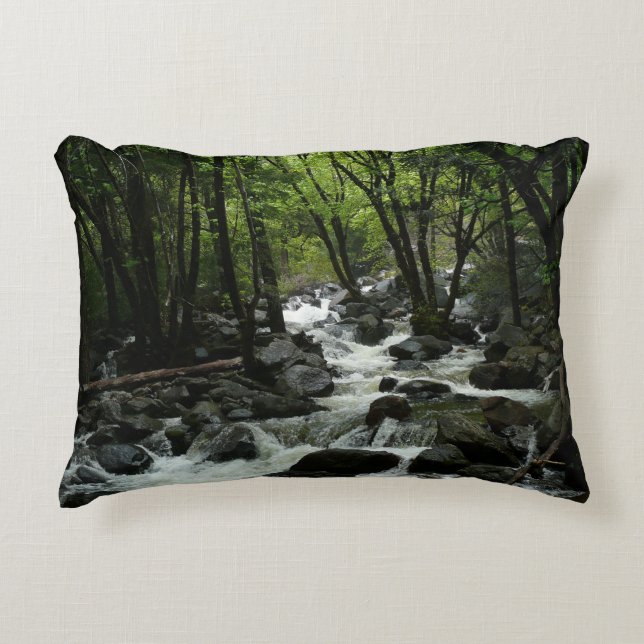 Bridalveil Creek in Yosemite National Park Decorative Cushion (Front)