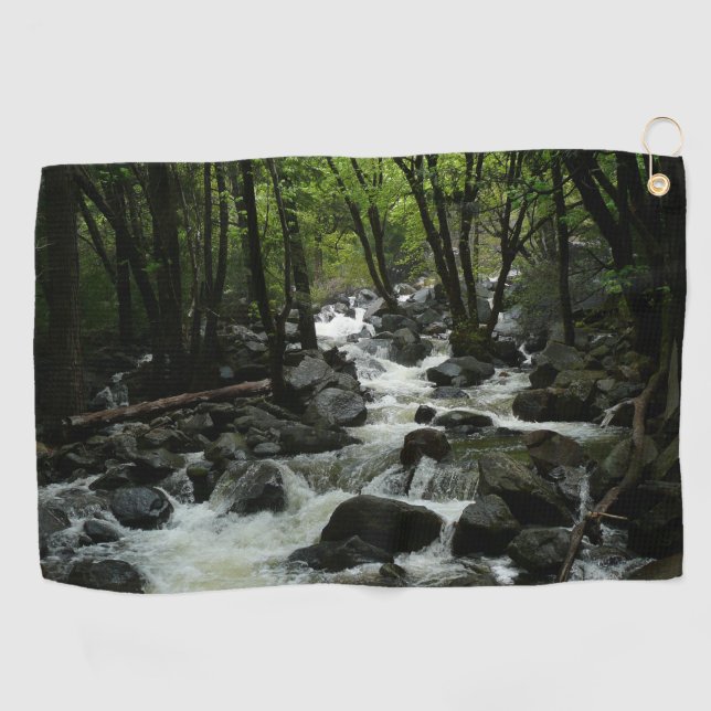 Bridalveil Creek in Yosemite National Park Golf Towel (Horizontal)
