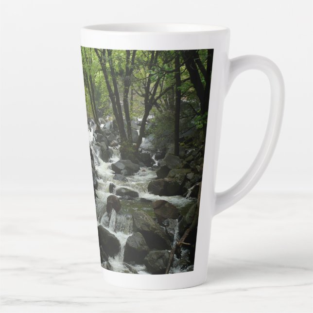 Bridalveil Creek in Yosemite National Park Latte Mug (Right)